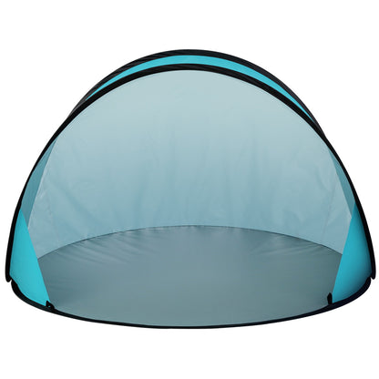 Weisshorn Pop Up Beach Tent Blue