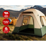 Weisshorn Family Camping Tent 4 Person Hiking