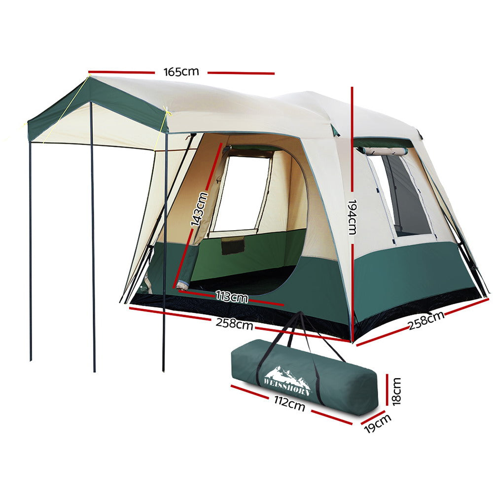 Weisshorn Instant Up Camping Tent 4 Person Pop up Tents