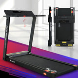 Everfit Treadmill Electric Home Gym Fitness Excercise Fully Foldable 450mm Black