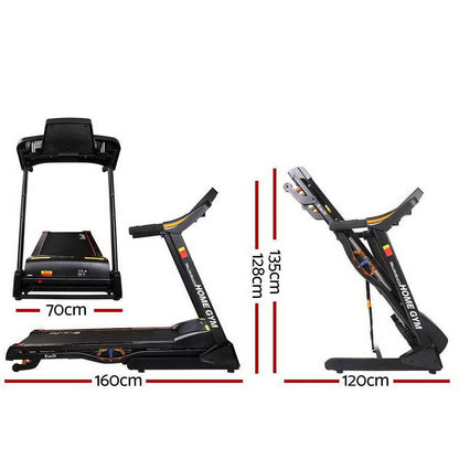 Everfit Treadmill Electric Auto Incline 18-Speed Levels