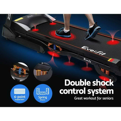 Everfit Treadmill Electric Auto Incline 18-Speed Levels