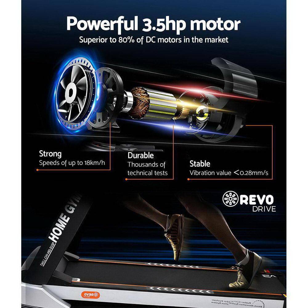 Everfit Treadmill Electric Auto Incline 12-Programs