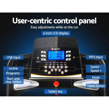 Everfit Treadmill Electric Auto Incline 12-Programs