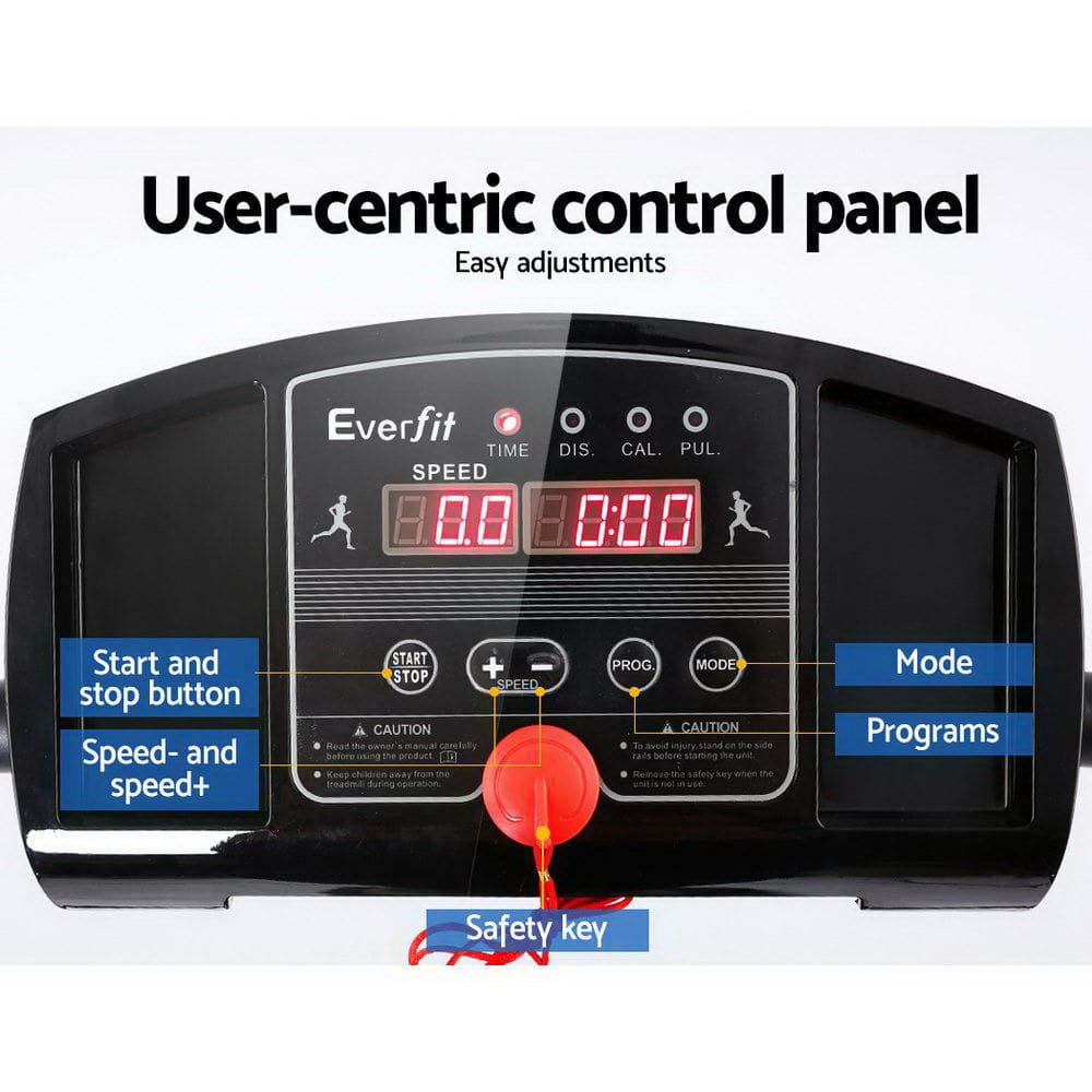 Everfit Treadmill Electric Home Gym Fitness Excercise Machine Foldable 370mm