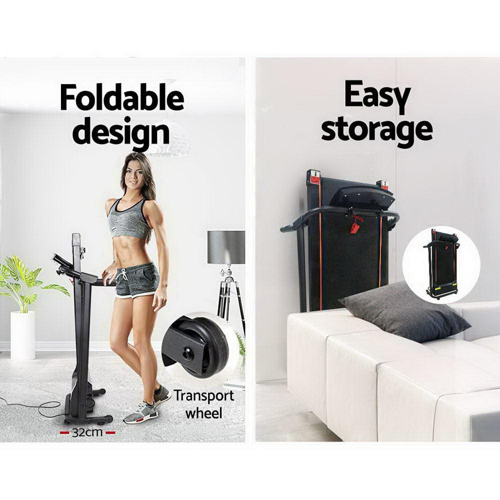 Everfit Treadmill Electric Home Gym Fitness Excercise Machine Foldable 370mm