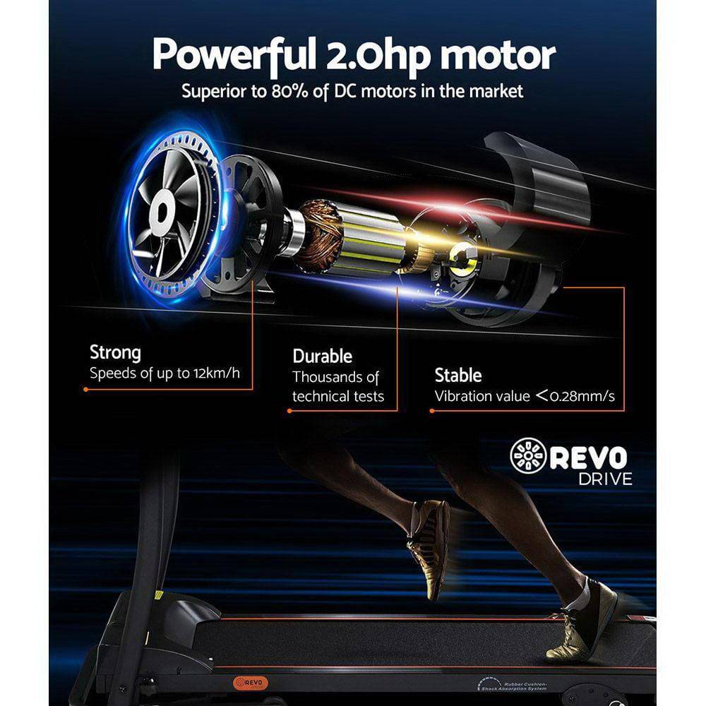 Everfit Treadmill Electric Incline 400mm