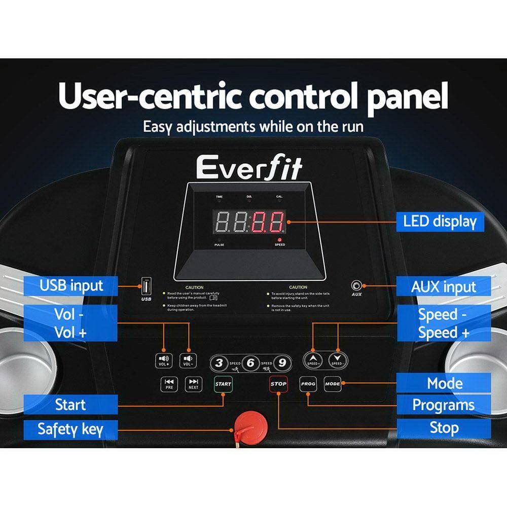 Everfit Treadmill Electric Incline 400mm