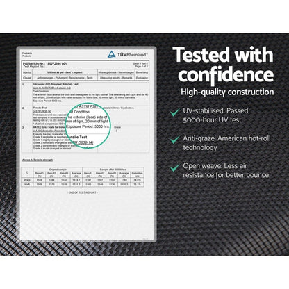 Everfit 12FT Trampoline for Kids w/ Ladder Trampoline Enclosure Safety Net Rebounder Orange