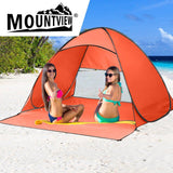 Pop Up Beach Tent Camping Portable Shelter Shade 4 Person-Mountview