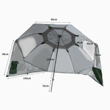 Outdoor Beach Umbrellas Sun Shade Weather Patio Garden Shelter Tilt 2M