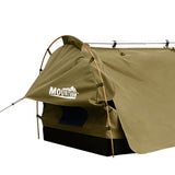 Mountview King Single Swag Camping Swags Canvas Dome Tent Free Standing Grey