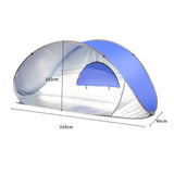 Pop Up Beach Tent  2-3 Person Shelter Mat-Mountview