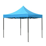 Gazebo Tent 3x3 Outdoor Marquee Gazebos Camping Canopy Wedding Blue-Mountview