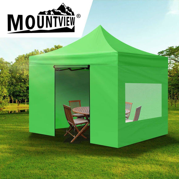 Gazebo Tent 3x3 Marquee Gazebos Mesh Side Wall Outdoor Camping Canopy-Mountview