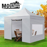 Gazebo Tent Outdoor Marquee Gazebos 3x3 Camping Canopy Mesh Side Wall-Mountview