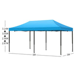 Gazebo Tent 3x6 Outdoor Marquee Gazebos Camping Canopy Wedding Blue-Mountview