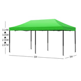 Gazebo Tent 3x6 Outdoor Marquee Gazebos Camping Canopy Wedding Green-Mountview