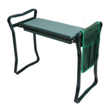 Foldable Garden Kneeler Seat with Tool Pouch Portable Bench Cushion Pad