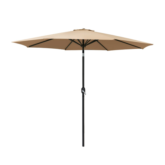 Instahut Outdoor Umbrella Umbrellas Tilt Sun Patio UV 2.7m