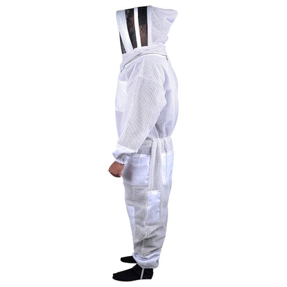 Beekeeping Bee Full Suit 3 Layer Mesh Beekeeping Protective Gear Size M