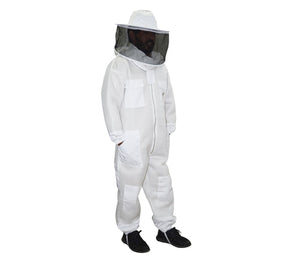 Beekeeping Bee Suit 2 Layer Mesh Round Head Style Ultra Cool & Light Weight - S