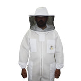 Beekeeping Bee Suit 2 Layer Mesh Round Head Style Ultra Cool & Light Weight - M