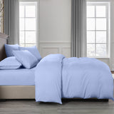 Royal Comfort 2000TC Quilt Cover Set Bamboo Cooling Hypoallergenic Breathable - Double - Light Blue