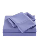 Casa Decor 2000 Thread Count Bamboo Cooling Sheet Set Ultra Soft Bedding - Queen - Mid Blue