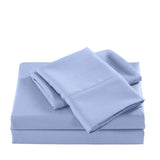 Bed Sheet 2000TC Casa Decor Bamboo Cooling Sheet Set Ultra Soft Bedding - King - Light Blue