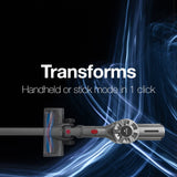 MyGenie X5 Handheld Cordless Stick Handstick Vacuum Bagless Rechargeable Silver