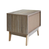 Milano Decor Bedside Table Manly Drawers Nightstand Unit Cabinet Storage