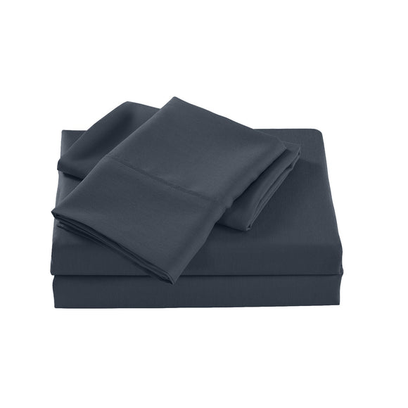 Royal Comfort 2000 Thread Count Bamboo Cooling Sheet Set Ultra Soft Bedding - Queen - Charcoal