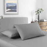 Bed Sheet 2000TC Royal Comfort Bamboo Cooling Sheet Set Ultra Soft Bedding - King - Mid Grey