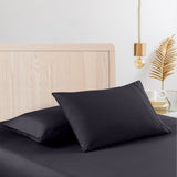 Casa Decor 2000 Thread Count Bamboo Cooling Sheet Set Ultra Soft Bedding - Single - Charcoal