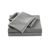 Bed Sheet 2000TC Casa Decor Bamboo Cooling Sheet Set Ultra Soft Bedding - King - Mid Grey
