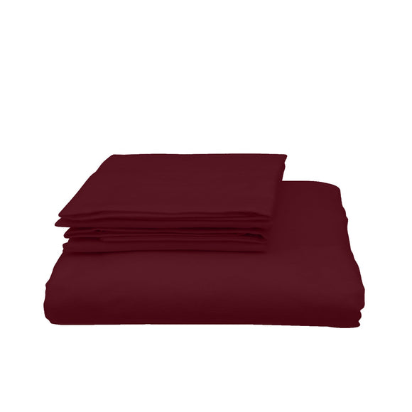 Royal Comfort Bamboo Blended Quilt Cover Set 1000TC Ultra Soft Luxury Bedding - King - Malaga Wine