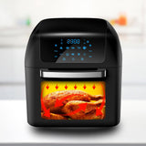 Kitchen Couture Healthy Options 13 Litre Air Fryer 10 Presets LCD Display Black 13 Litre Black