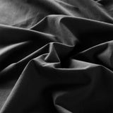 Royal Comfort Vintage Washed 100% Cotton Sheet Set Fitted Flat Sheet Pillowcases - Single - Charcoal