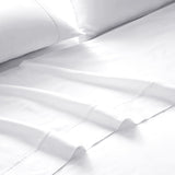 Royal Comfort 4 Piece 1500TC Sheet Set And Goose Feather Down Pillows 2 Pack Set - Double - White