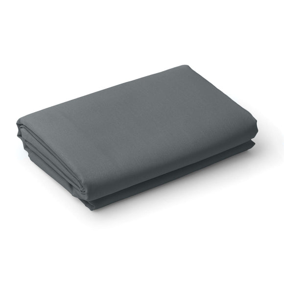 Royal Comfort 1200 Thread Count Fitted Sheet Cotton Blend Ultra Soft Bedding - King - Dark Grey