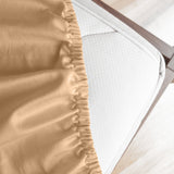 Royal Comfort 1000 Thread Count Fitted Sheet Cotton Blend Ultra Soft Bedding - Queen - Linen