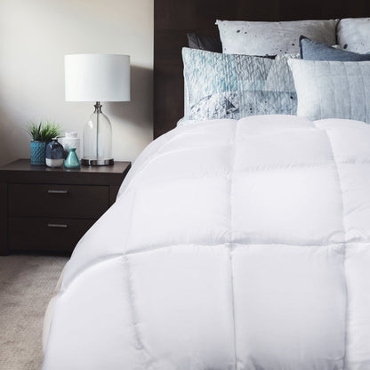 Royal Comfort 800GSM Silk Blend Quilt Duvet Ultra Warm Winter Weight Doona - Single - White