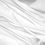 Royal Comfort 1000 Thread Count Bamboo Cotton Sheet and Quilt Cover Complete Set - Queen - White
