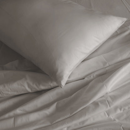 Royal Comfort 1000 Thread Count Bamboo Cotton Sheet and Quilt Cover Complete Set - King - Dove