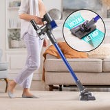 MyGenie H20 PRO Wet Mop 2-IN-1 Cordless Stick Vacuum Cleaner Handheld Recharge Blue