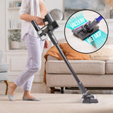 MyGenie H20 PRO Wet Mop 2-IN-1 Cordless Stick Vacuum Cleaner Handheld Recharge Grey