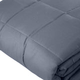 Royal Comfort Weighted Gravity Blanket 7KG Queen Size Relax Ultra Soft Grey