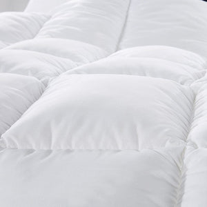 500GSM Soft Goose Feather Down Quilt Duvet Doona 95% Feather 5% Down All-Seasons - Double - White
