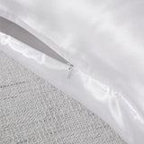 Royal Comfort Mulberry Soft Silk Hypoallergenic Pillowcase Twin Pack 51 x 76cm - White
